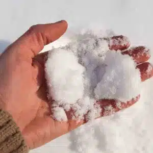 Snieg w rece