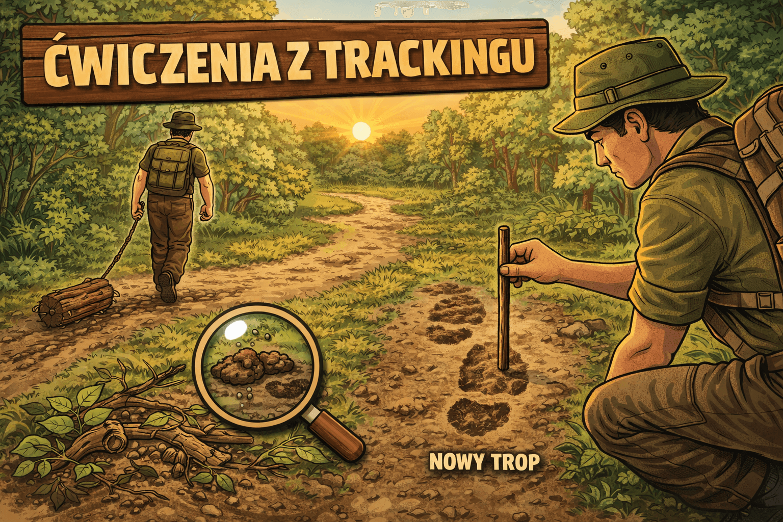 Ćwiczenia z trackingu – jak rozwijać umiejętność tropienia zwierząt w praktyce